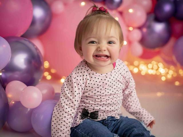 Bebê de Ensaio de 1 aninho da Lavínia