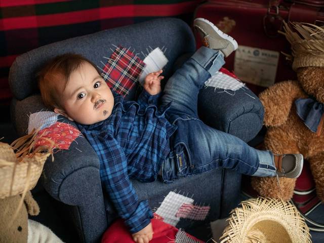 Bebê de Acompanhamento mensal do Henrique