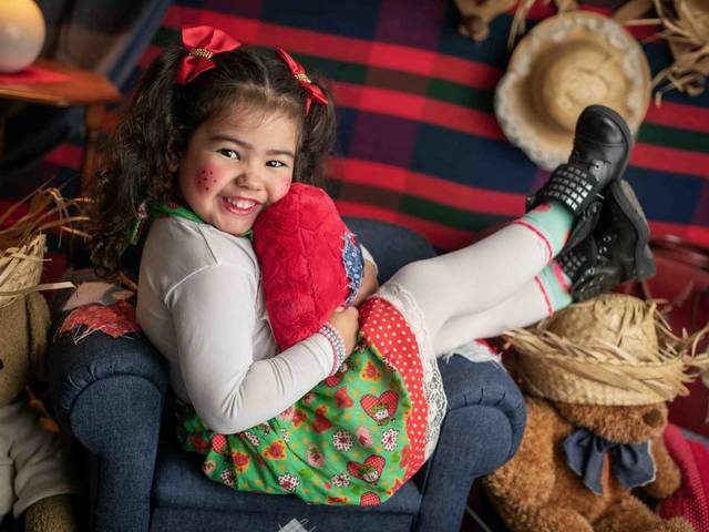 Infantil de Ensaio da Ingrid
