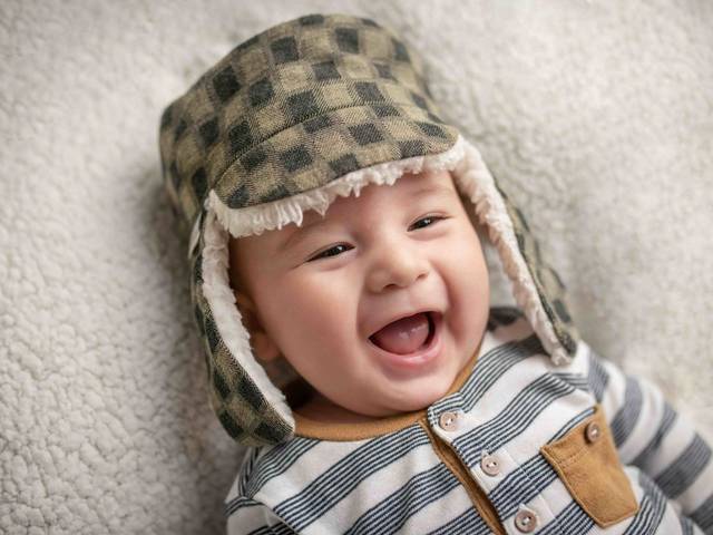 Bebê de Acompanhamento mensal do Vicente