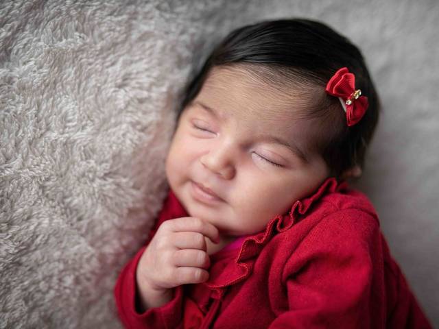 Bebê de Ensaio de 1 mês da Penélope