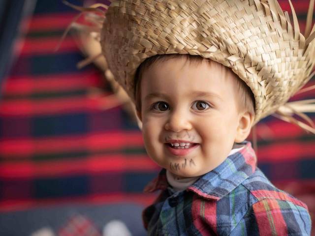 Bebê de Ensaio Caipira do João Miguel