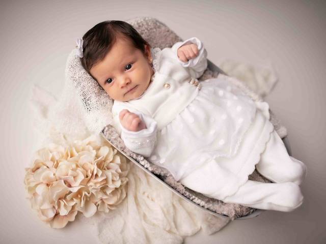 Bebê de Ensaio de 1 mês da Cecília