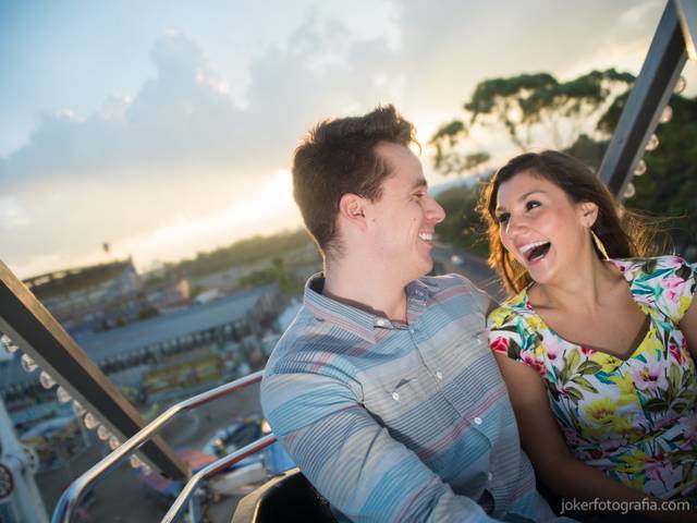 Ensaio de Casal de Melise e Leonardo