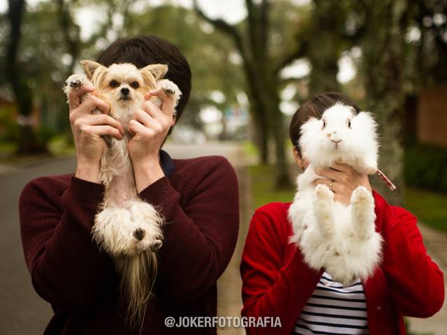 Ensaio de Casal de Ensaio pela Vizinhança - Elisa e Rogério