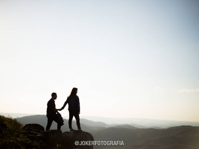 Ensaio de Casal de Lou e Roger - Ensaio nas Alturas