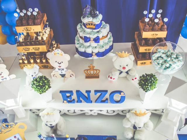 Aniversários de Chá de Bebê do Enzo
