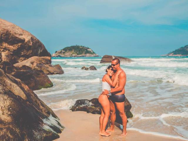 Casal de Luana e Julio