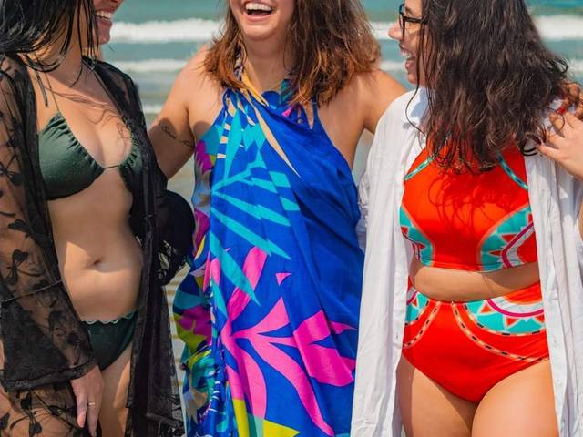 Ensaio na praia de Amigas 