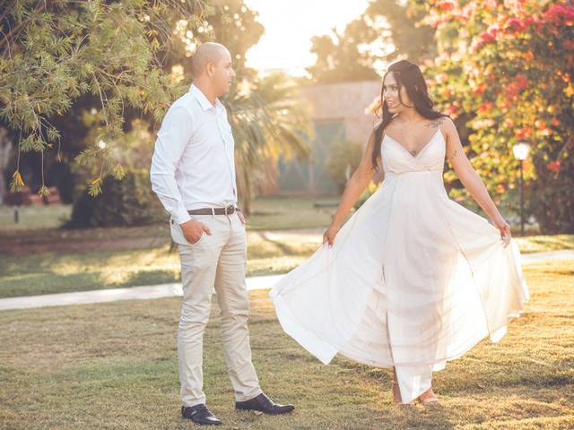 Casal de Joyce e Diego