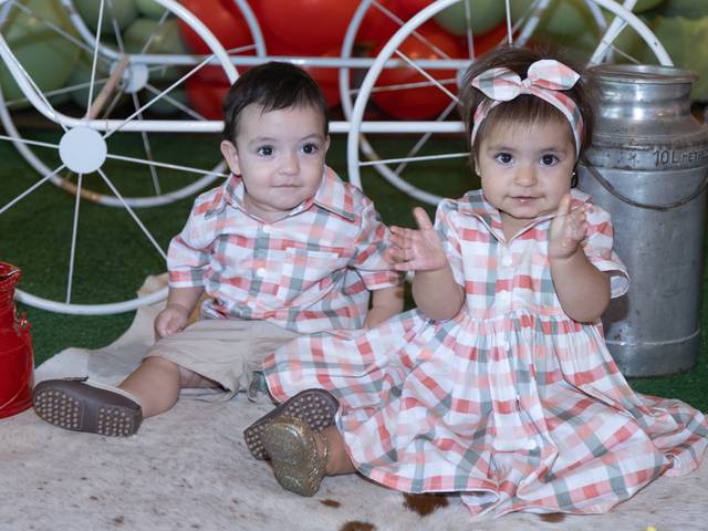 Aniversários de 1 Ano Antônio Luís e Maria Helena