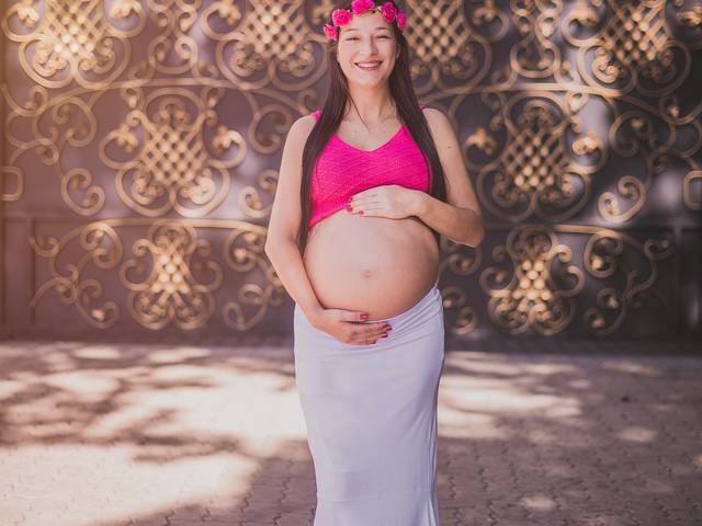 Gestante de À espera de Louise Maria