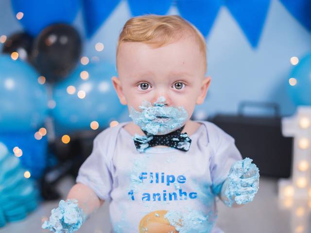 Smash The Cake de Filipe - 1 ano