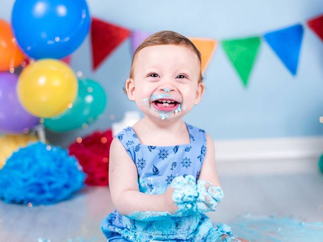 Smash The Cake de Benjamim - 1 ano