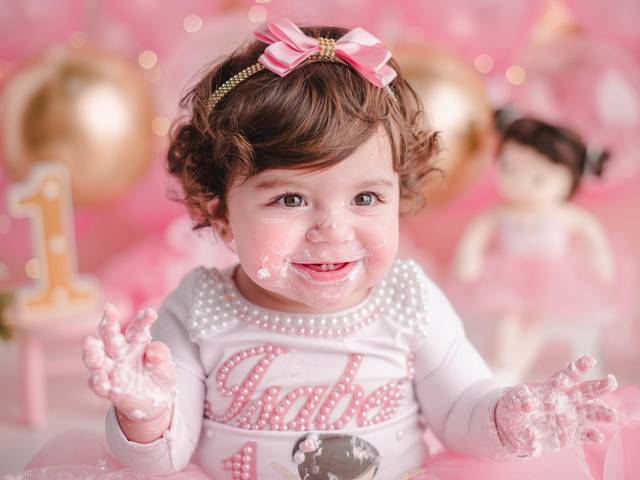 Smash The Cake de Isabel - 1 ano