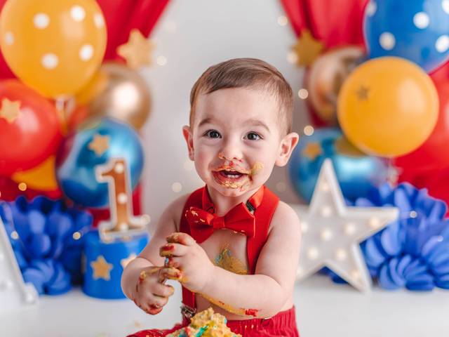 Smash The Cake de Augusto - 1 ano