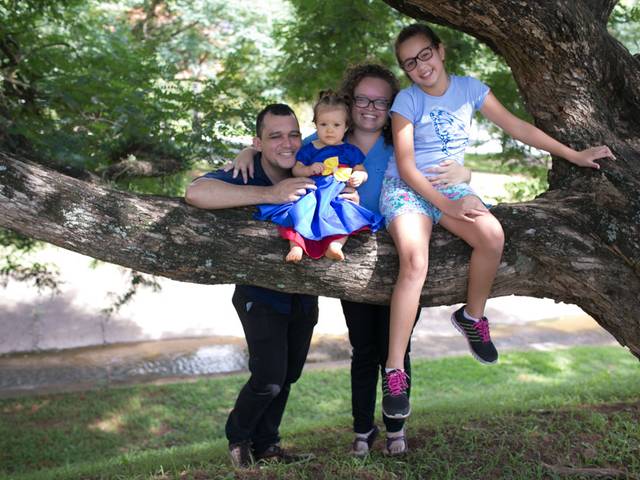 Família de Família da Melina