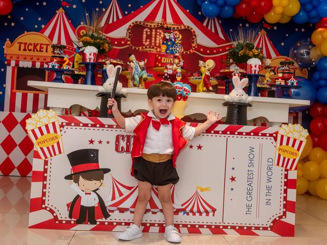 Aniversário Infantil de esta Circo 2 Anos Enrico | Fotografia Infantil Salvador Bahia