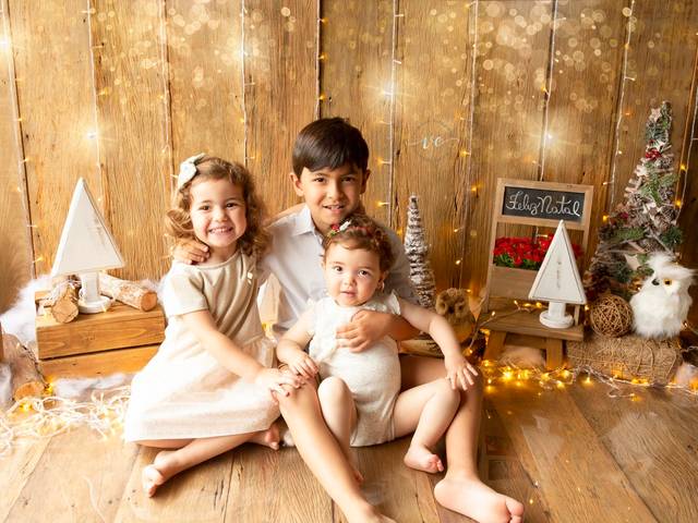 Natal de Natal em Família - Simone, Rodrigo, Miguel, Melissa e Mariana