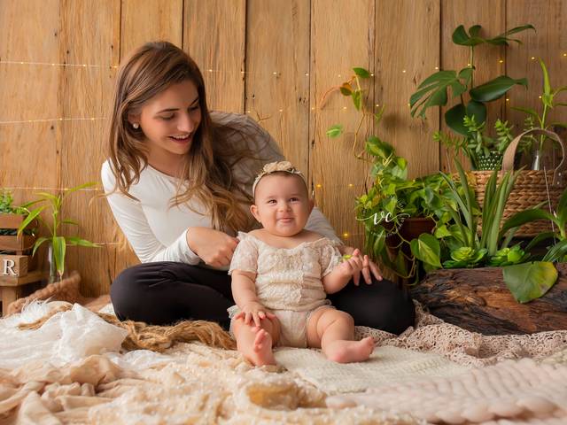 Ensaio Família de DÉBORA E SIENNA - DIA DAS MÃES