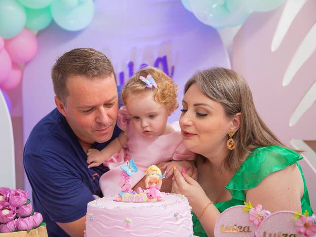 Aniversário Infantil de luiza 1 Ano