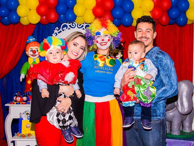 Aniversário Infantil de Aniversario - 1 Aninho Gabriel & Davi