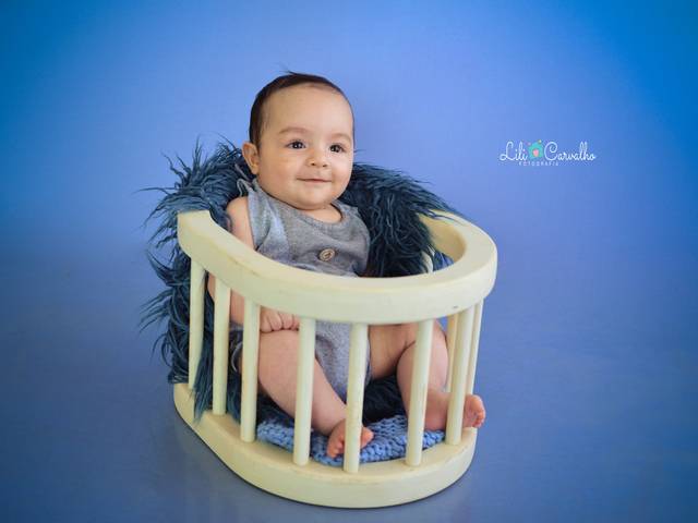 Acompanhamento infantil de Orlando, ensaio fotografico mensal, 4 meses 
