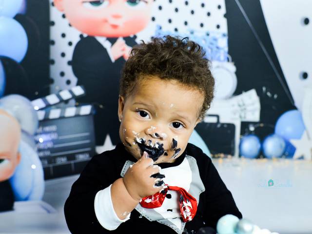 Smash the cake and the Fruit de Heitor Gabriel, ensaio de natal 