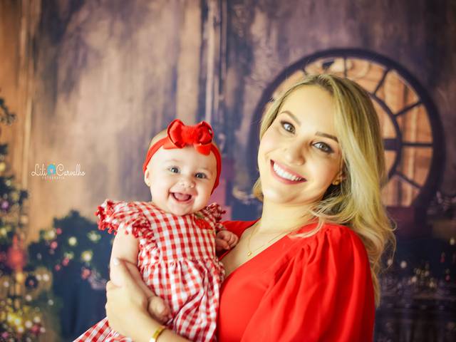 Sessões especiais  de Elisa, ensaio de natal 