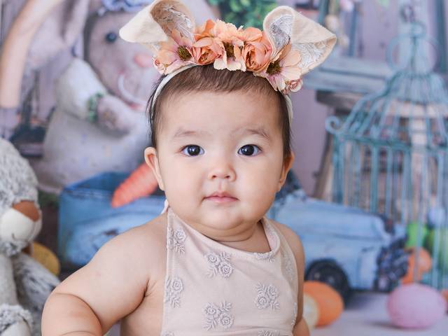 Acompanhamento infantil de Liz, 7 meses