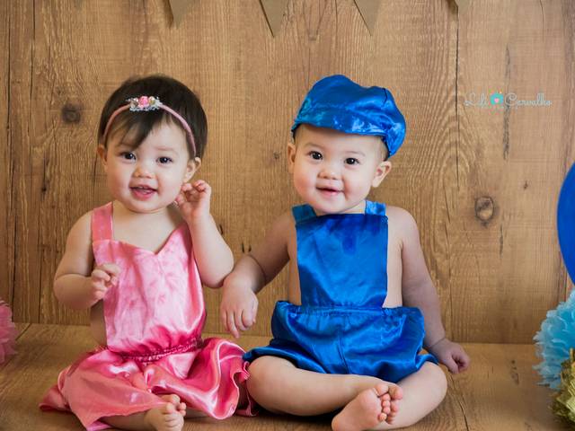 Smash the cake and the Fruit de Heitor e Alice 