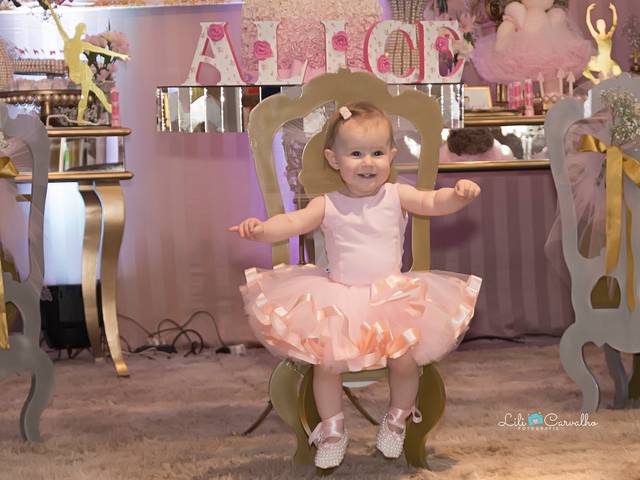 Aniversário infantil de Alice, 1 ano 