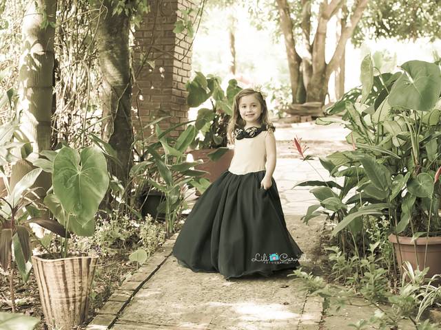 Infancy  e Retratos   de Theodora de Carvalho Taramelli, 4 anos 