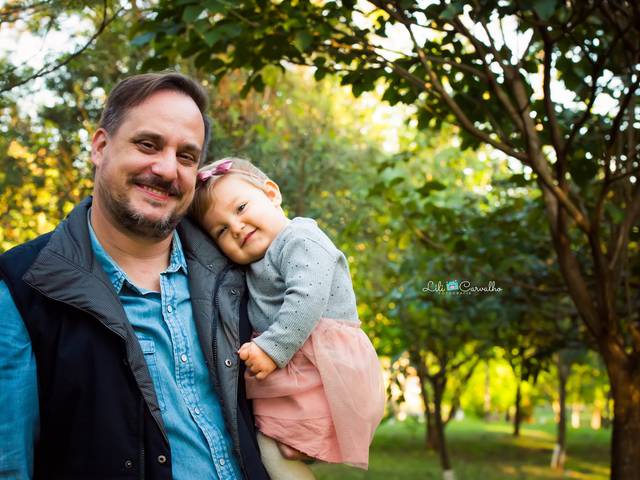 Acompanhamento infantil de Elena e Marcos, especial dia dos pais 