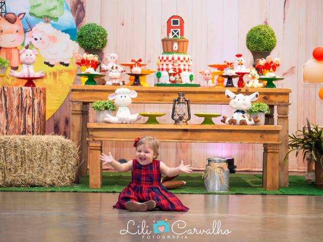 Aniversário infantil de Elena Marocchio Donida, 1 aninho!