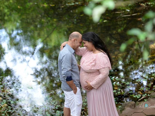 Ensaio Gestante de Renata, à espera de Lis