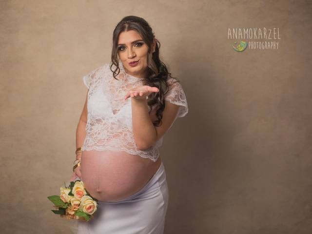 Gestante de Book de grávida da Aline