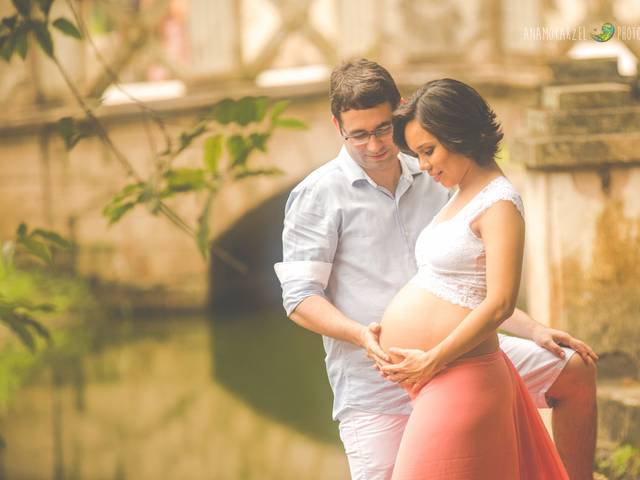 Gestante de Book de grávida da Áurea