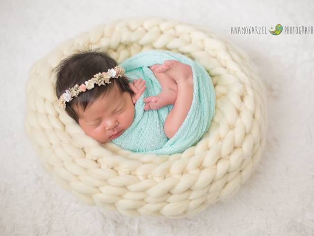 Newborn de Ensaio newborn da Aiko