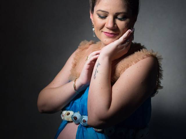 Gestante de Book de grávida da Ana Paula