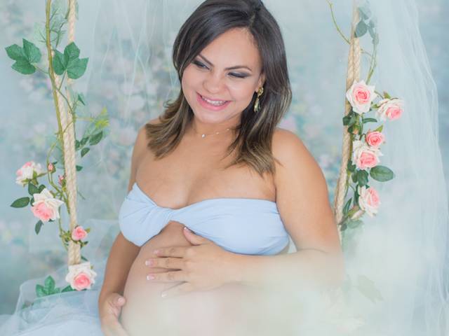 Gestante de Book de grávida da Nanci