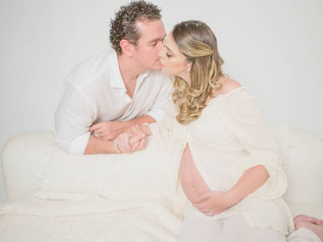 Gestante de Ensaio de grávida da Julia