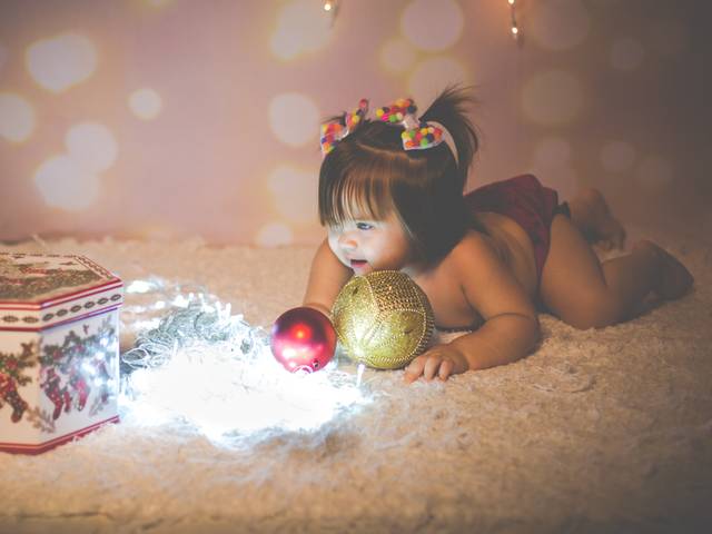Infantil  de Mini Book de Natal da Maitê