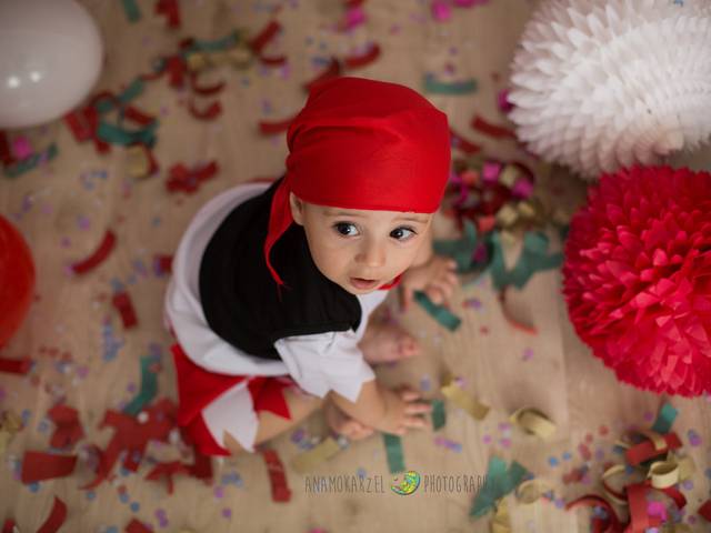 Infantil  de Book de Acompanhamento do Miguel, aos 7 meses