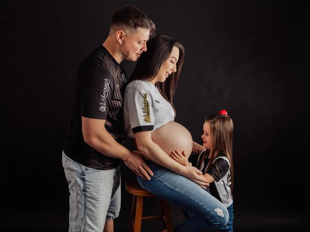 Gestante de Fran e Altair