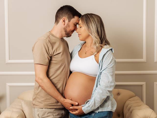 Gestante de Beatriz e Junior