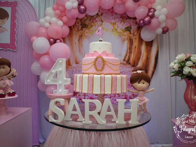 Eventos de Sarah faz 4 anos