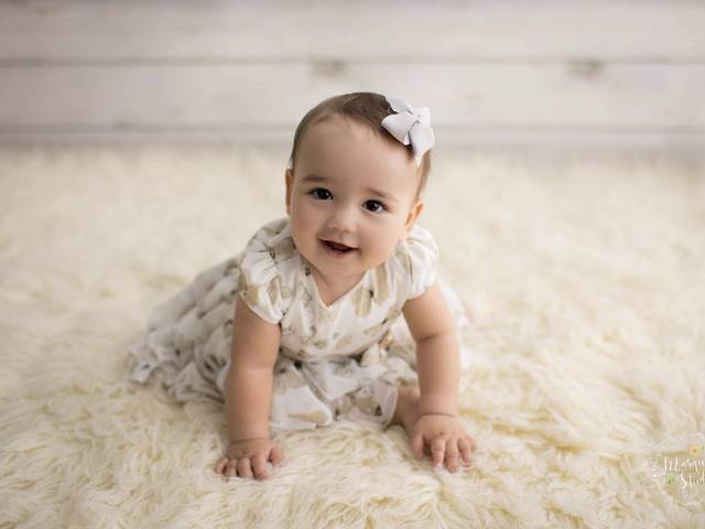 Bebê de Ensaio Isadora 6 meses Studio