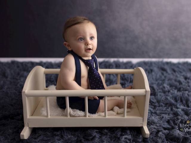 Bebê de Ensaio Gustavo - 8 meses Studio