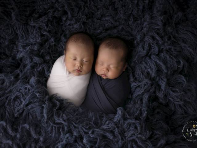 Newborn de Ensaio Newborn Gêmeos Pedro e Davi